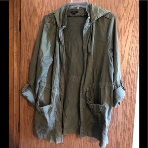 Torrid olive green utility jacket